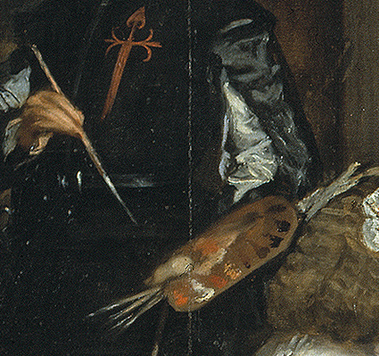 Paleta de Velázquez en Las Meninas